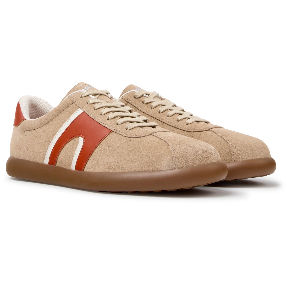 Baskets Pelotas Soller Suede Leather beige clair 036, CAMPER