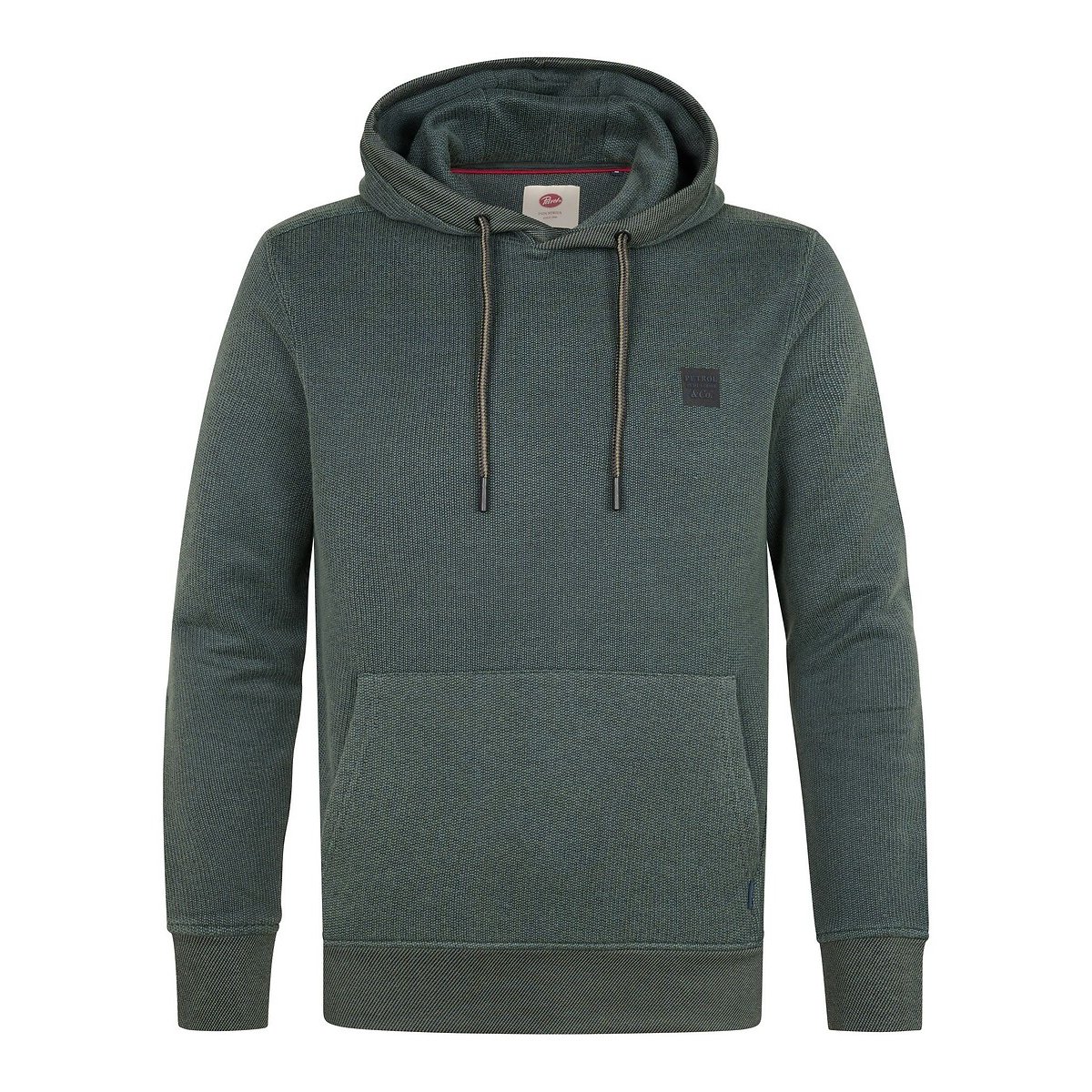 Felpa con cappuccio verde scuro, PETROL INDUSTRIES