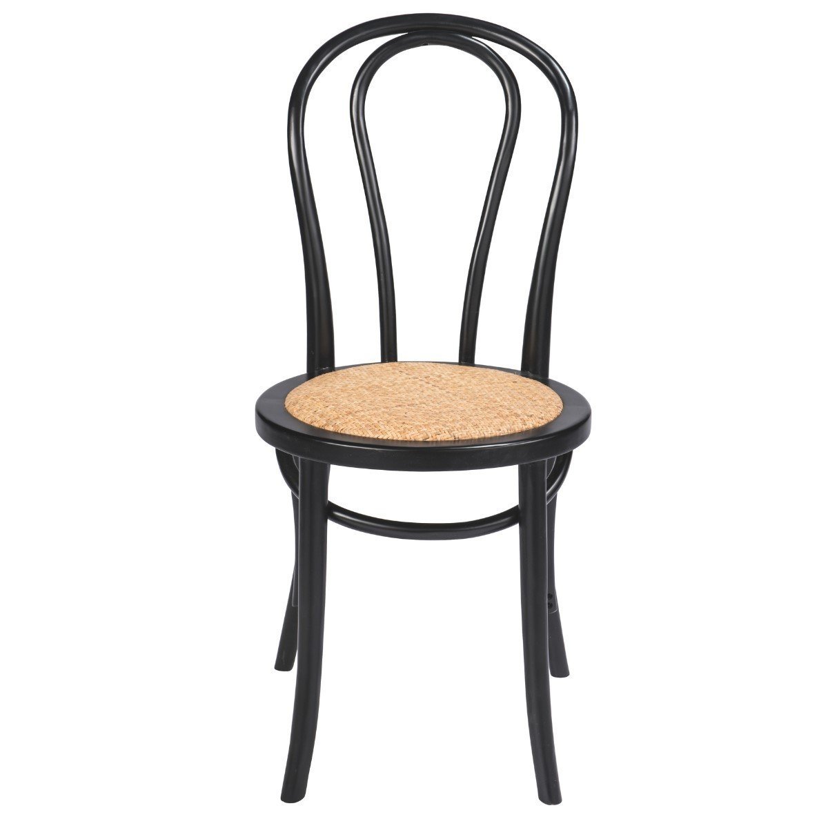 Lot de 2 chaises hêtre - TROQUET noir, SIGNATURE