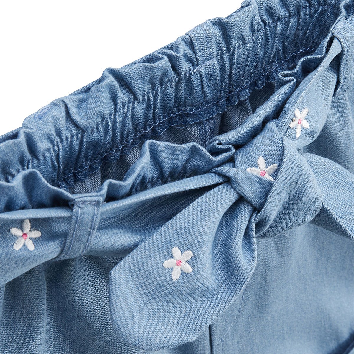 Short enfant en chambray Ciao Milano bleu, PETIT BEGUIN