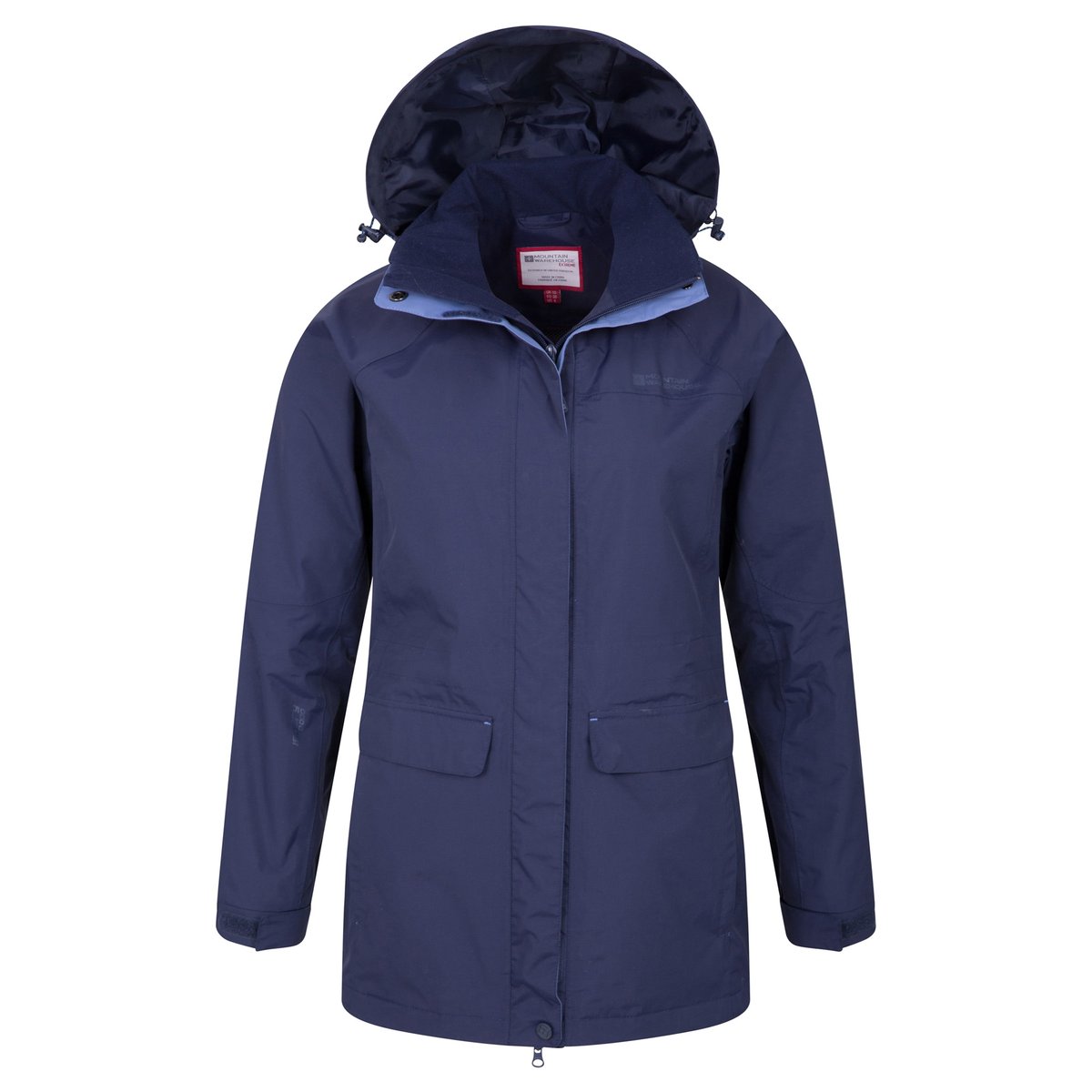 Veste imperméable GLACIAL EXTREME bleu marine, MOUNTAIN WAREHOUSE