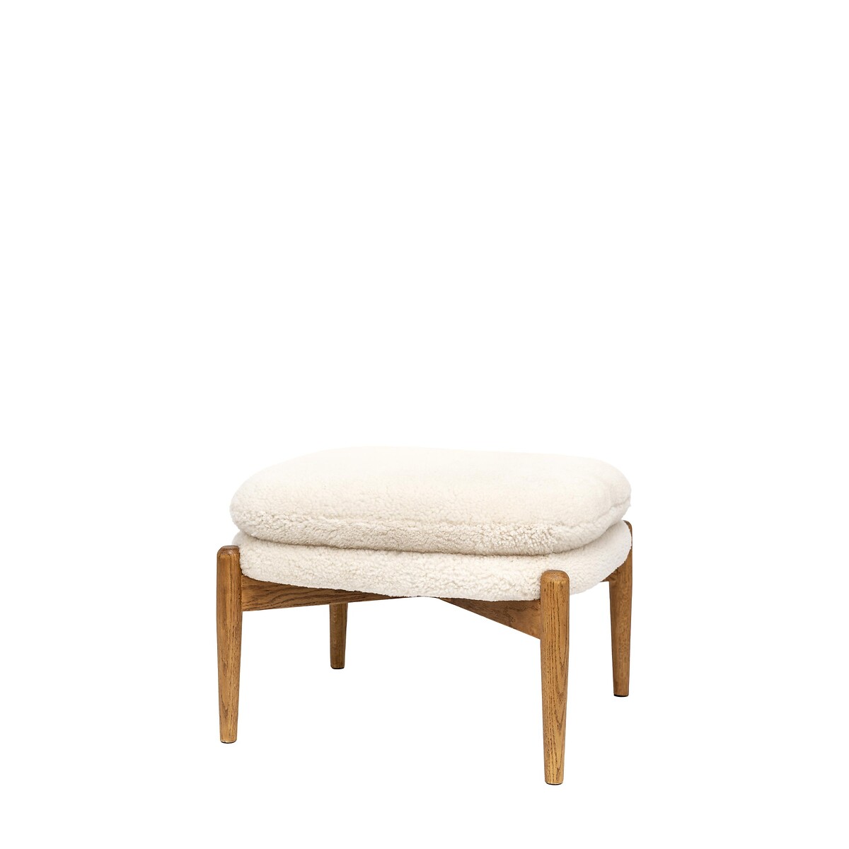 Dulcimer Sheepskin Footstool ecru, ÉDITÉ
