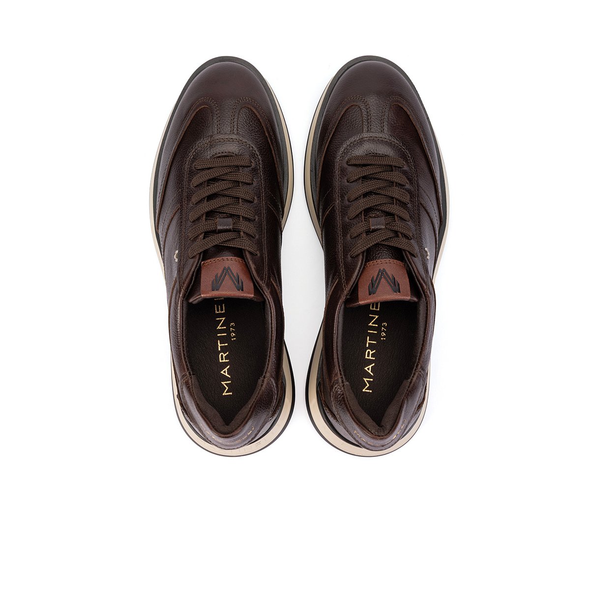 Baskets cuir Walden darkbrown, MARTINELLI