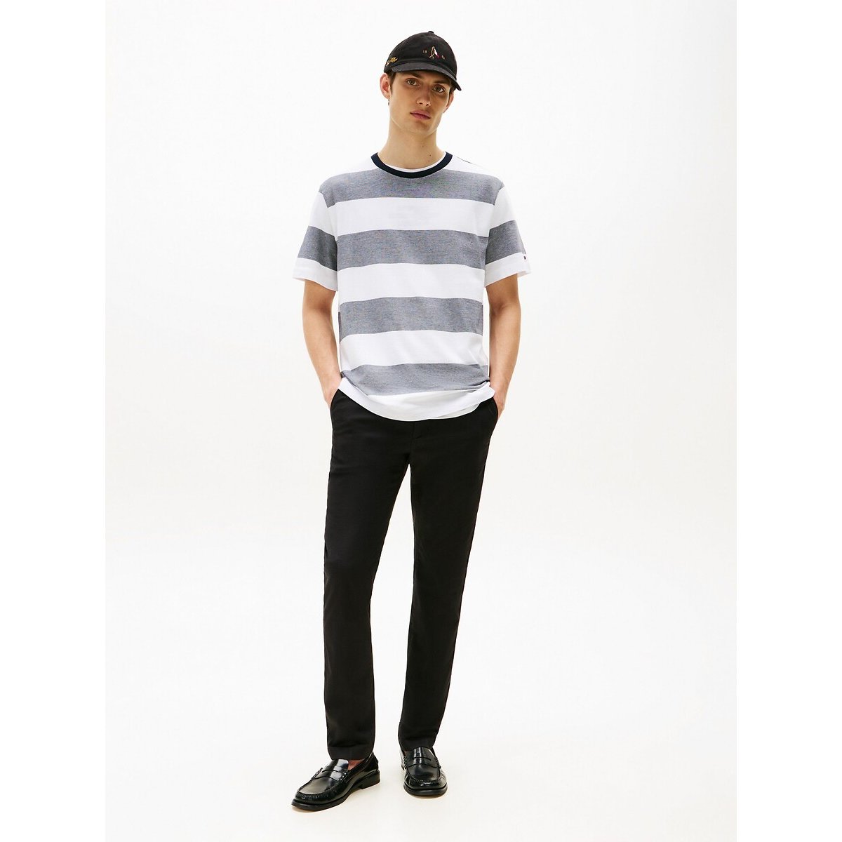 Chino broek Bleecker, Pima katoen 1985 zwart, TOMMY HILFIGER