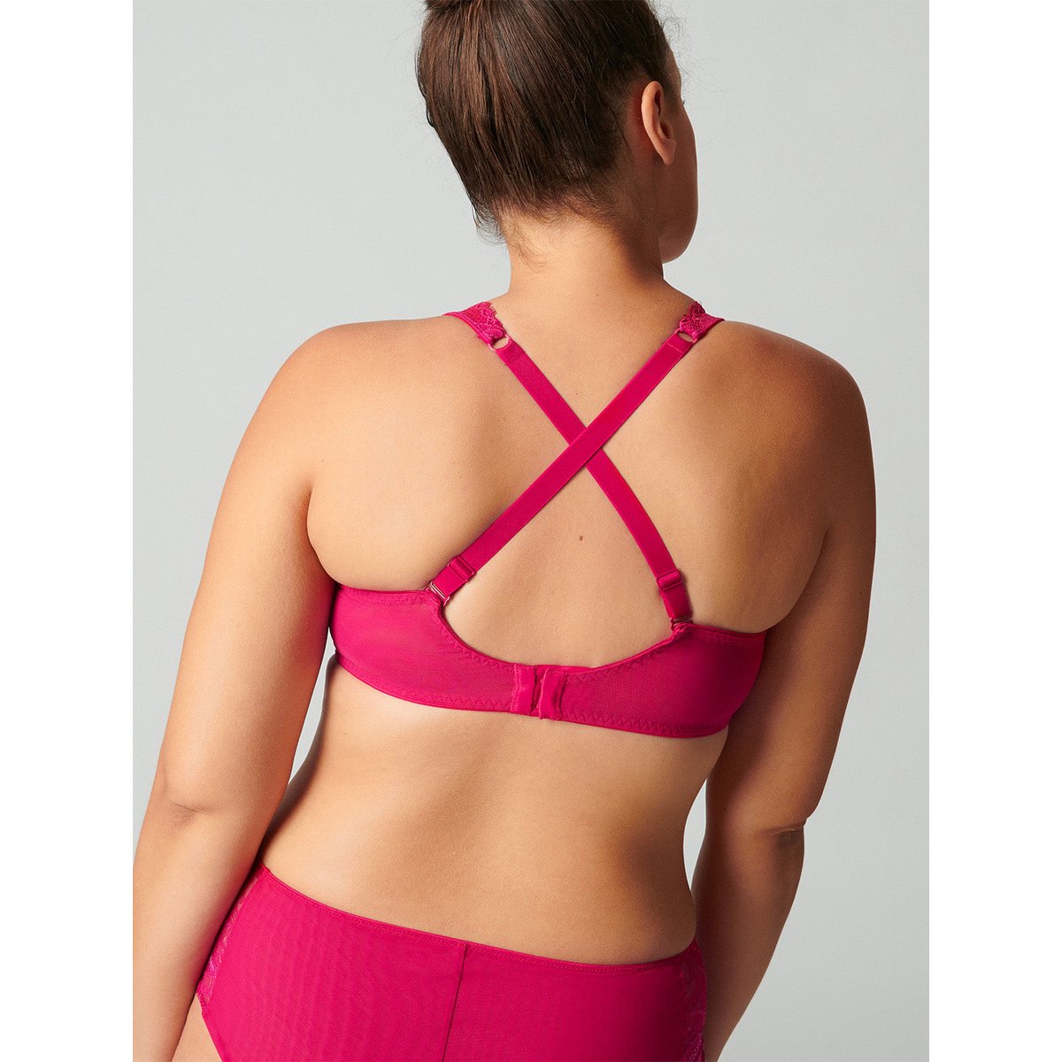 Soutien-gorge avec armature decollete carre, EXOTICA rose, SIMONE PERELE