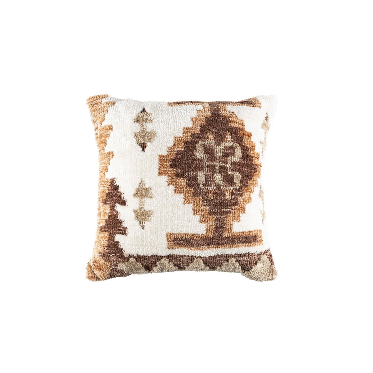 Coussin en tissu, MARON marron, BOITE A DESIGN