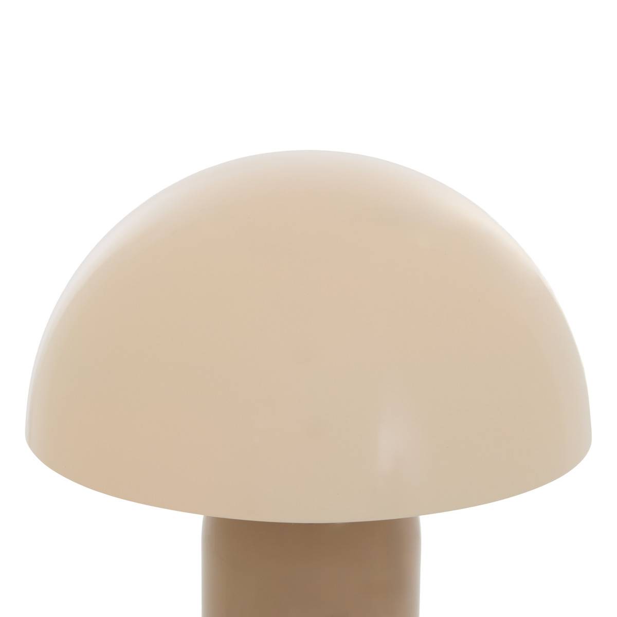 Lampe champignon en acier LITO beige, ATMOSPHERA