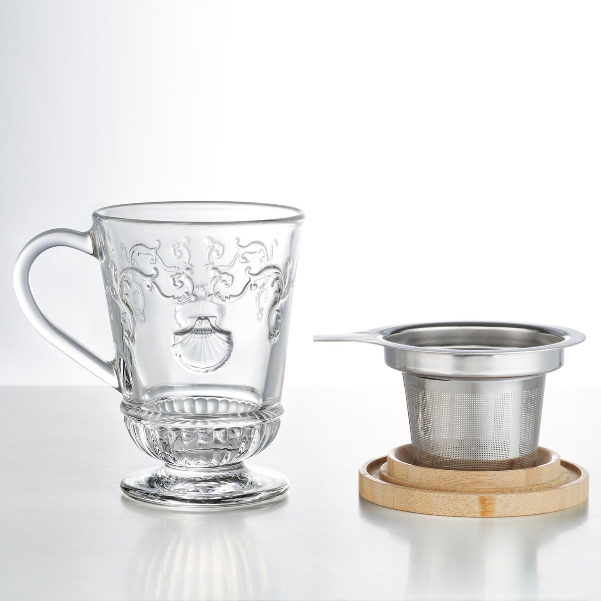 Coffret tisanière, VERSAILLES transparent, LA ROCHERE