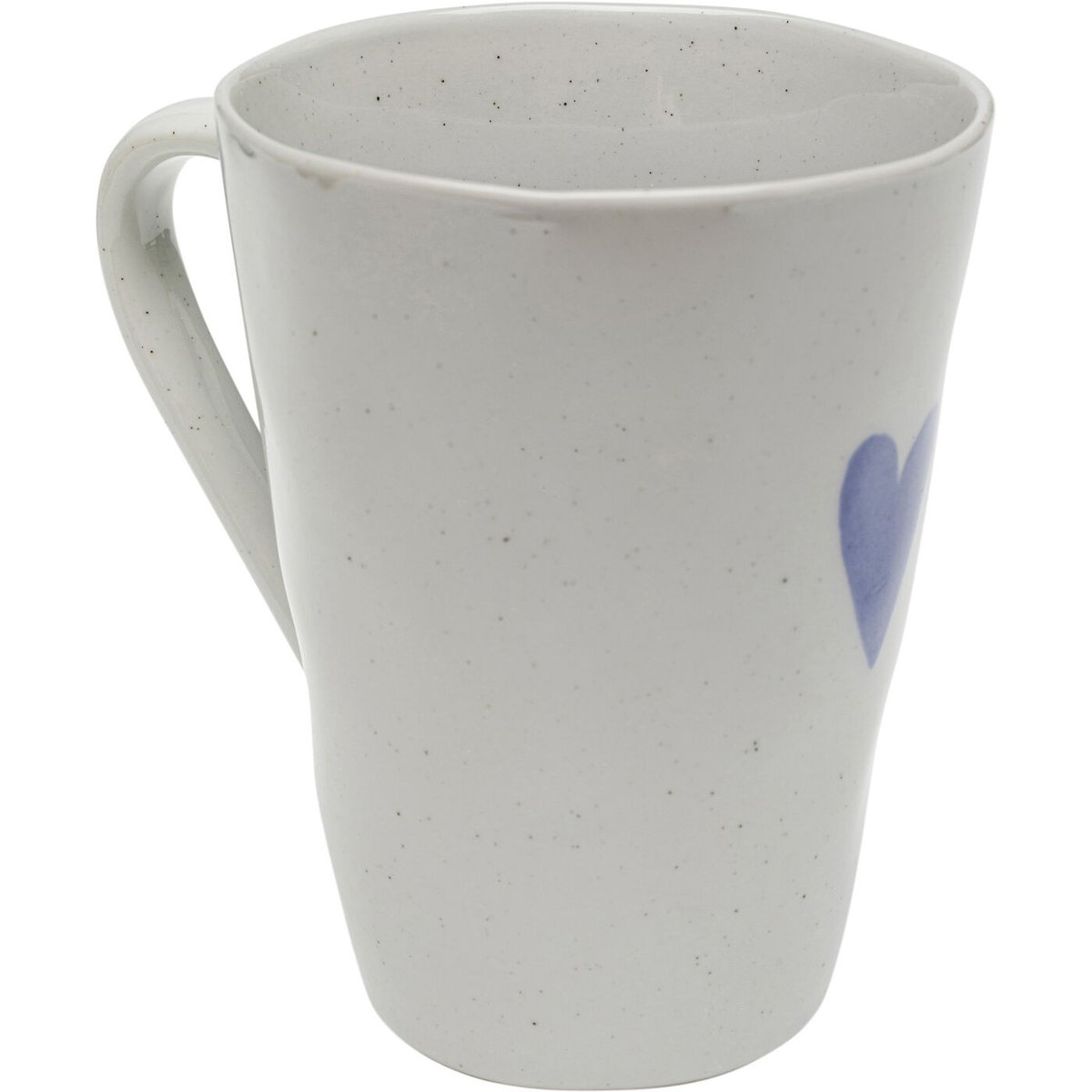 Lot de 6 mugs, CUORI blanc, KARE DESIGN