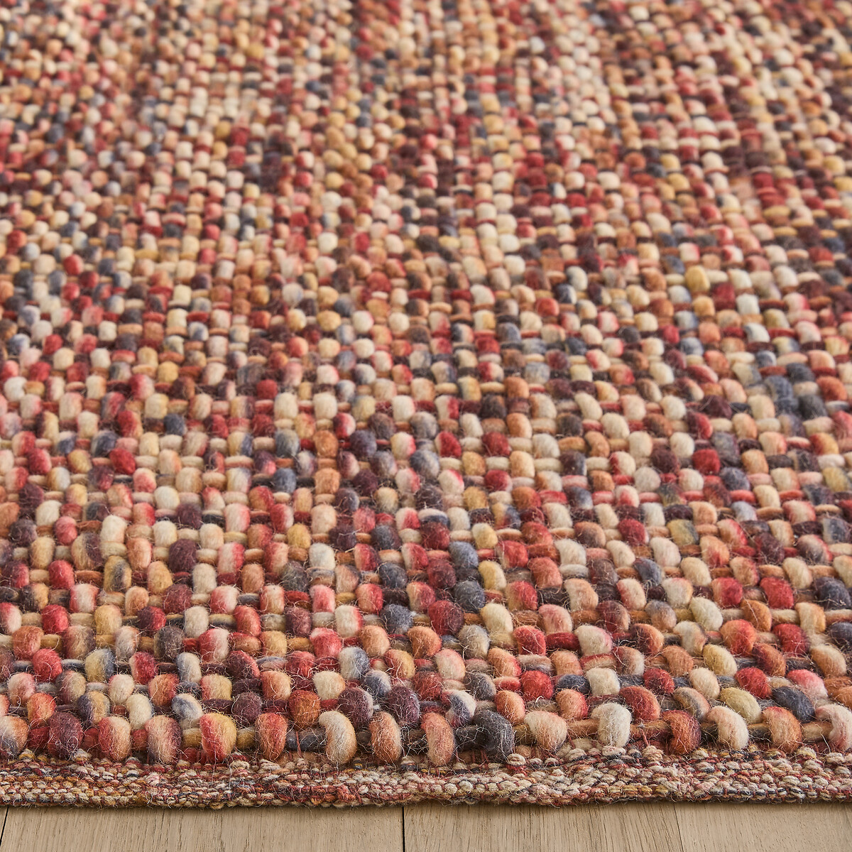 Tapis en laine, tissé main, Mutanya terre cuite, AM.PM