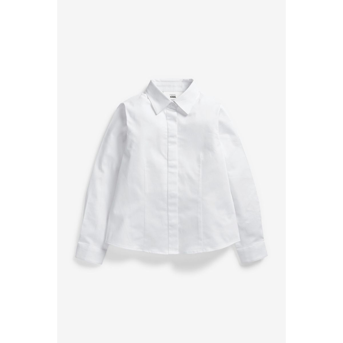2 chemises enfant à manches longues white, NEXT