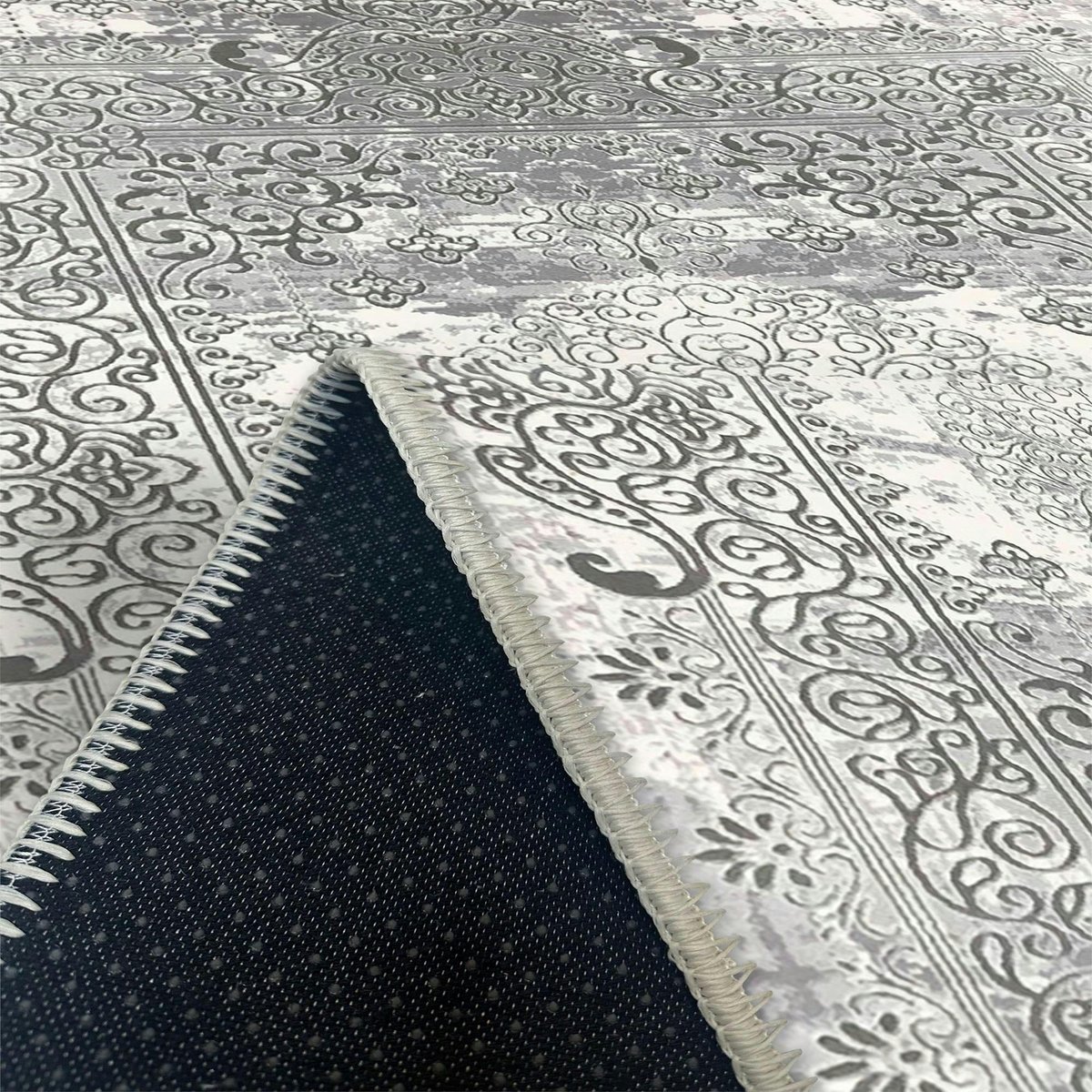 Tapis de salon décor oriental ISTANBUL gris, PIER IMPORT