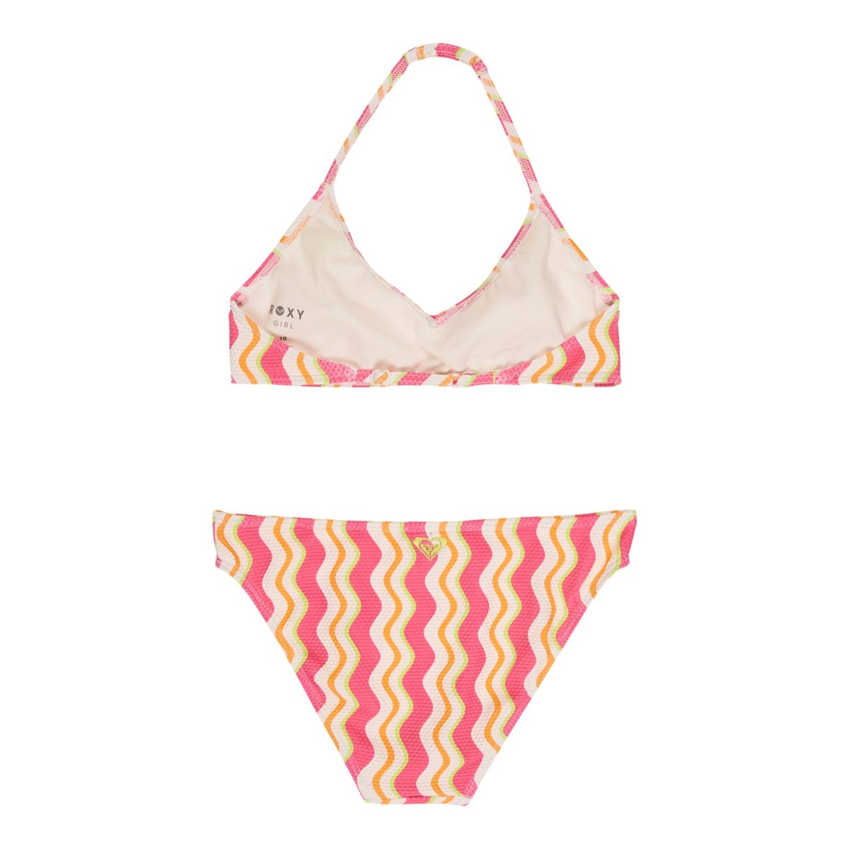 Ensemble 2 pièces bikini bralette deux pièces BOLD WAVES SET. rose papaya bold waves, ROXY