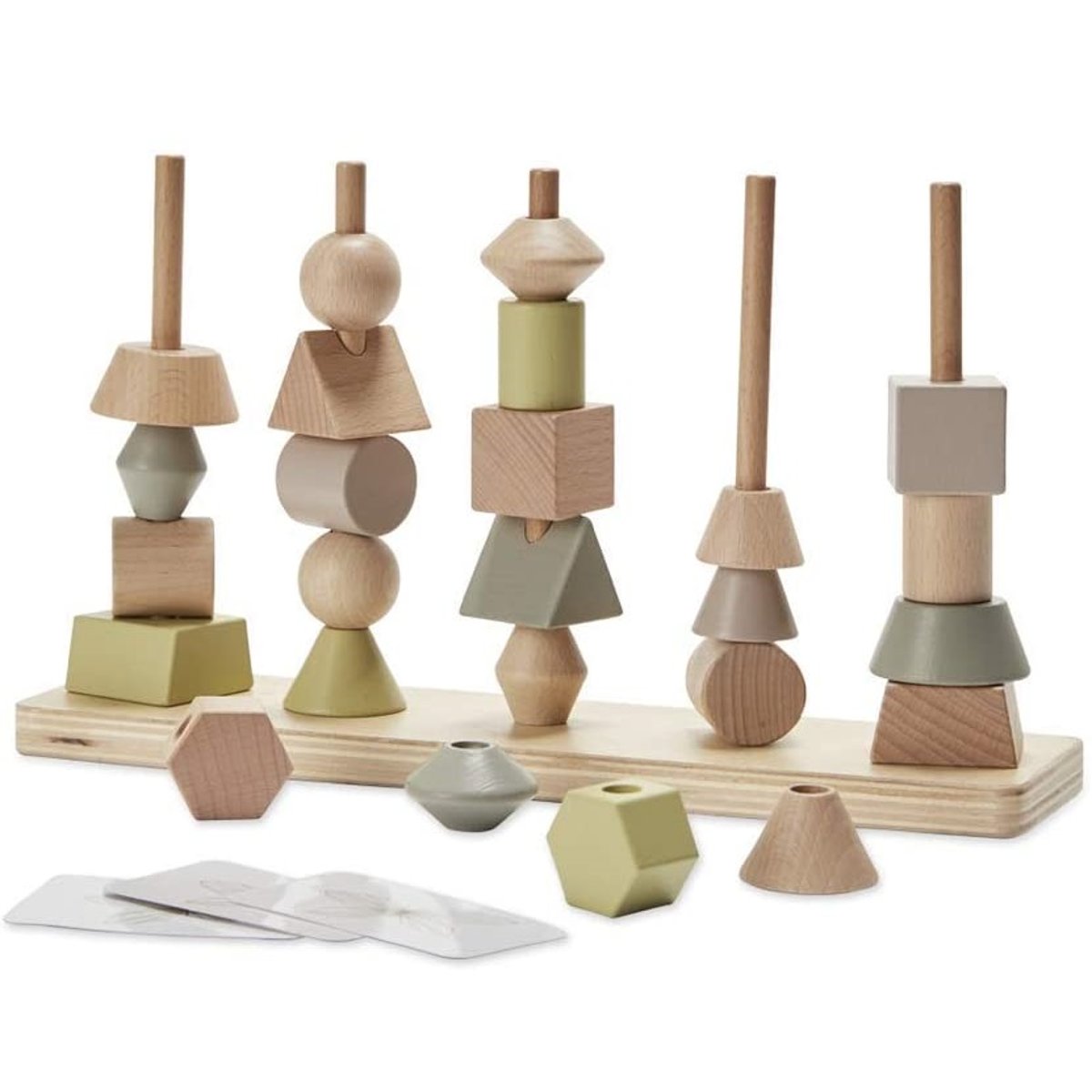 Tour de formes à empiler beige, BYASTRUP