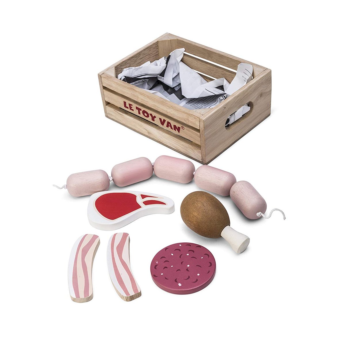 Le panier de viandes marron, LE TOY VAN