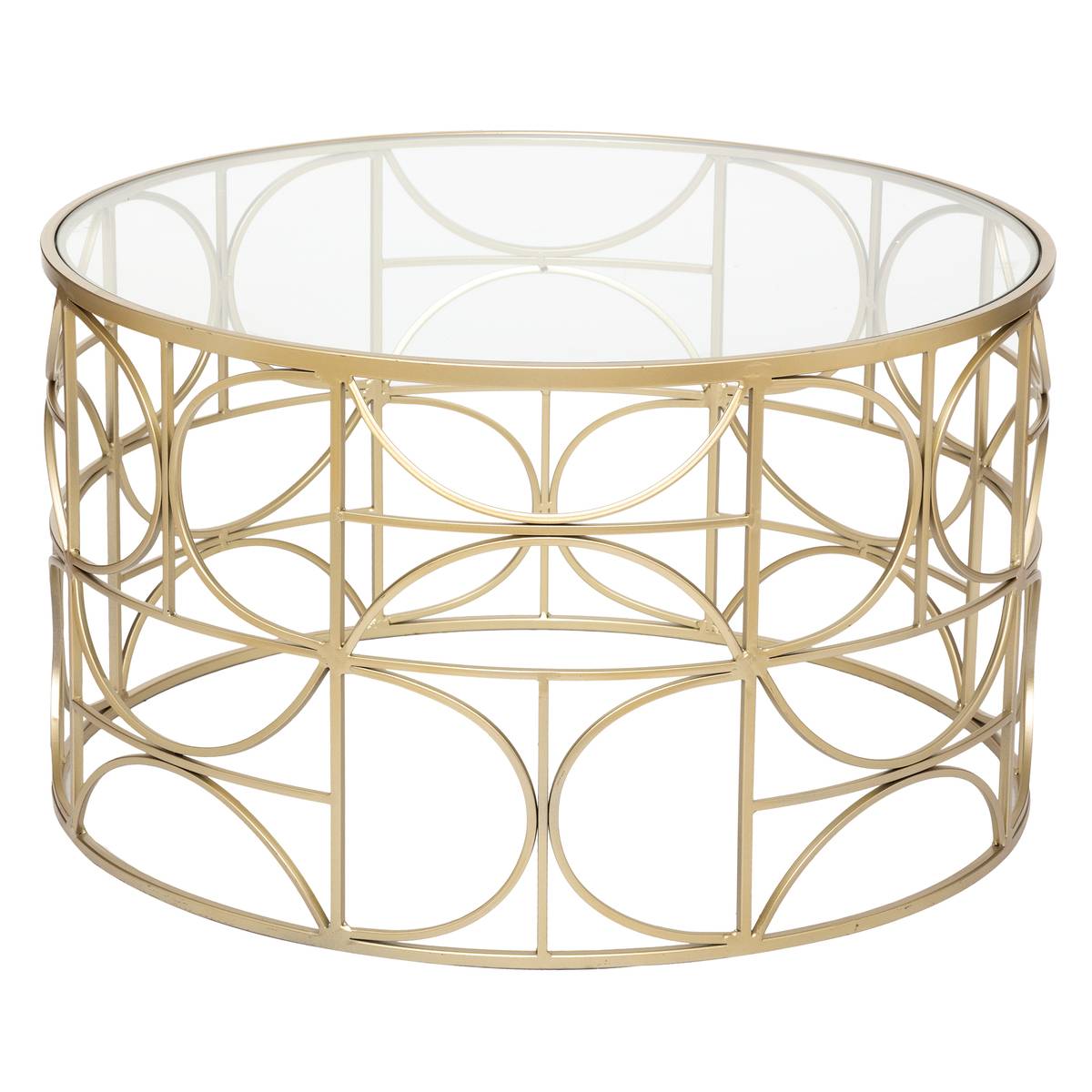 Table basse SUITE doré, ATMOSPHERA