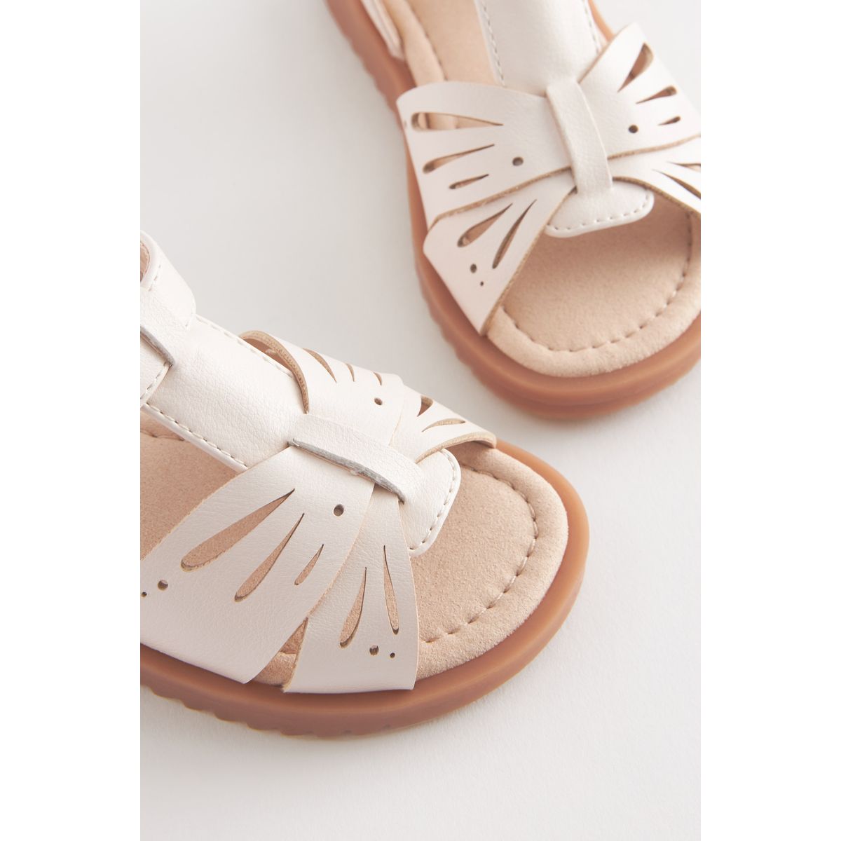 Sandales Coupe classique blanc, NEXT