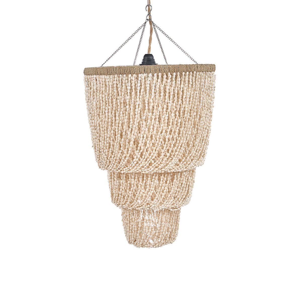 Suspension en coquillages LAGOON beige, BAZAR BIZAR