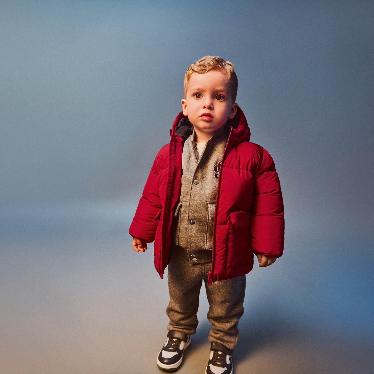 Veste à capuche grenade, BOSS KIDSWEAR