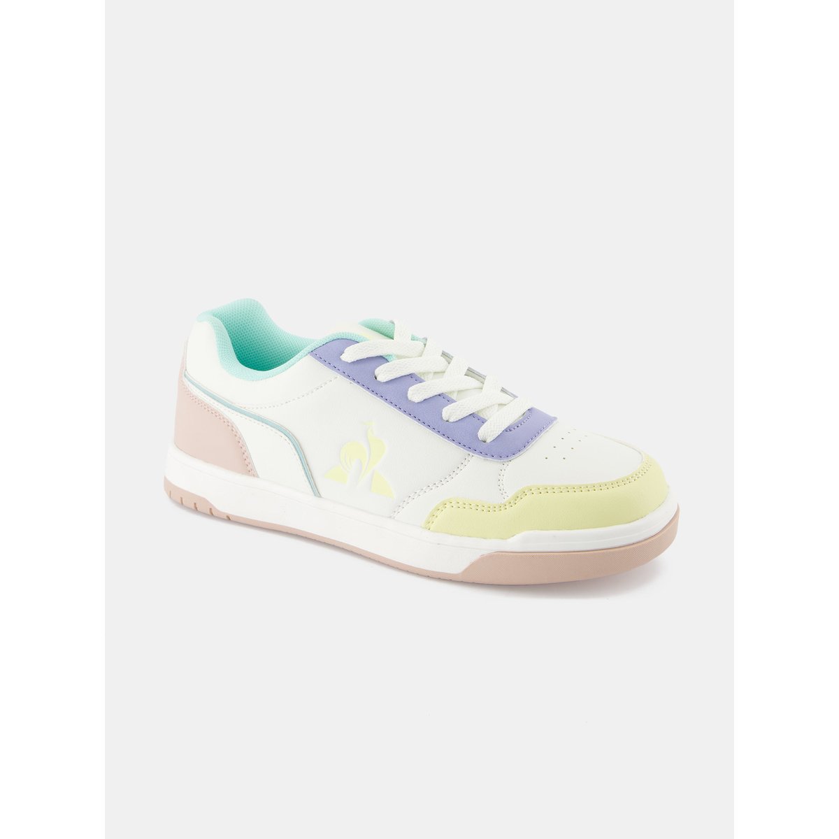 Sneakers LCS Court Breaker optical white/ pink, LE COQ SPORTIF