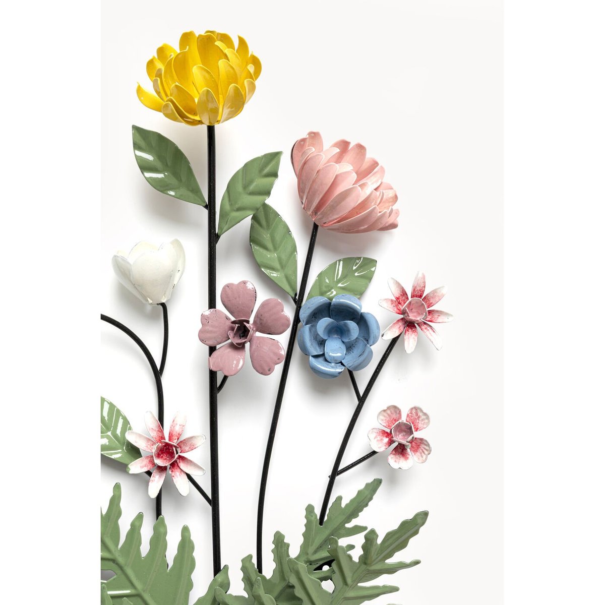 Portemanteau mural pot de fleurs multicolore, KARE DESIGN