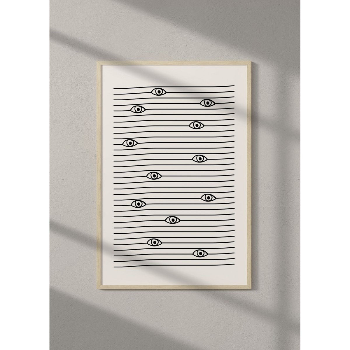 Affiche L'oeil blanc, L'AFFICHERIE