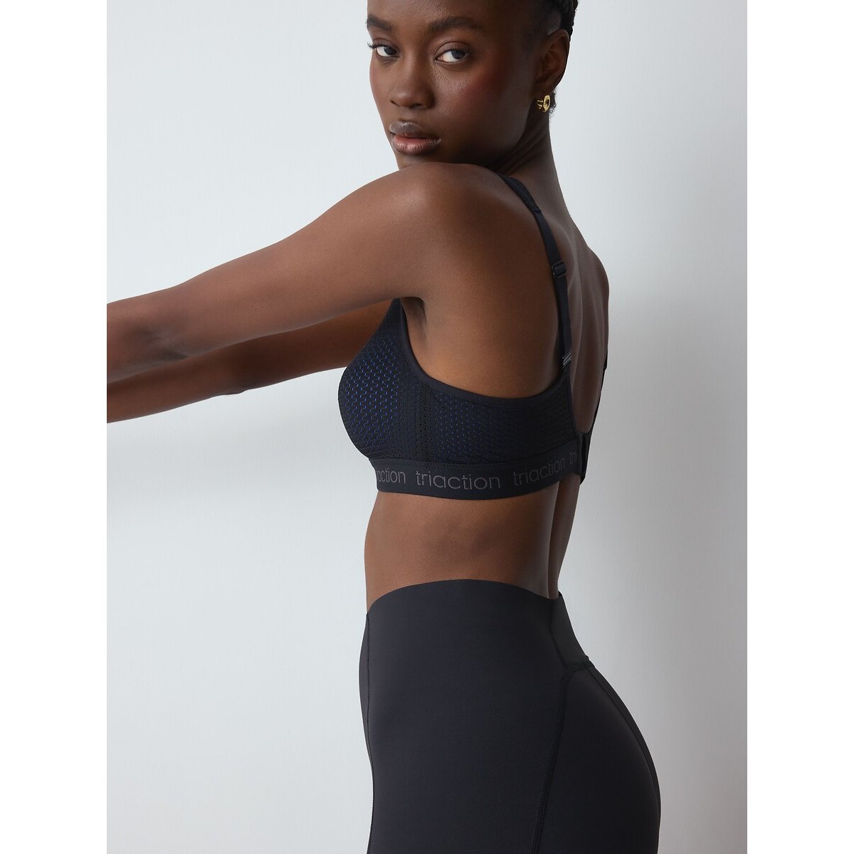 Reggiseno sportivo senza ferretti Energy Lite nero , TRIUMPH