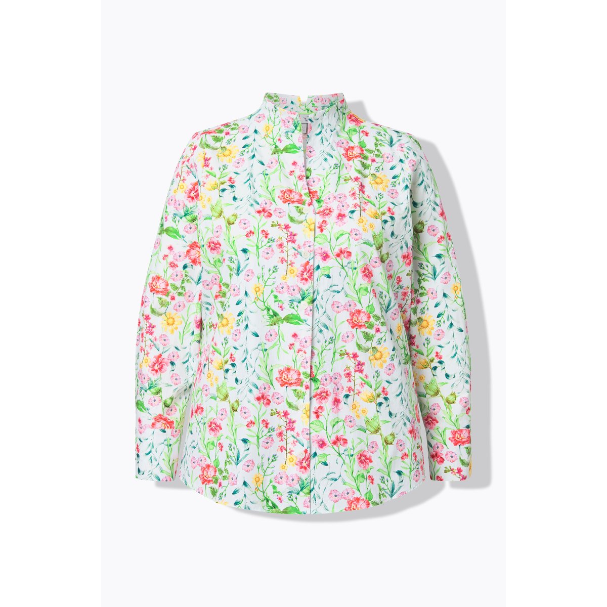 Chemisier à fleurs blanc cassé, ULLA POPKEN