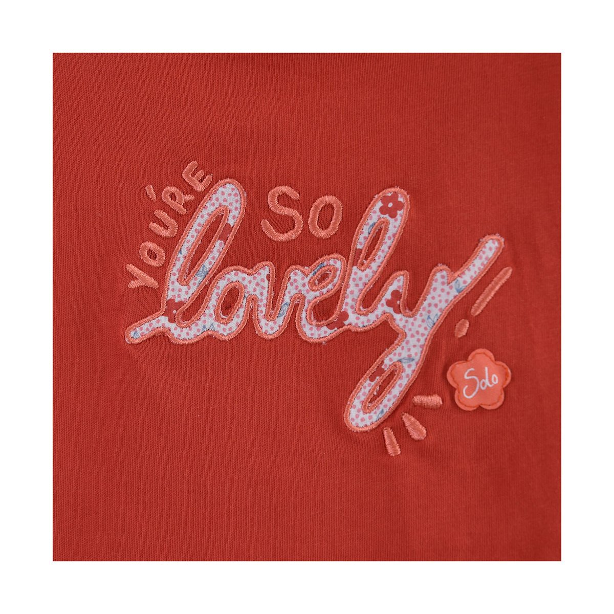 T-shirt ÉtÉ elise rouge, SUCRE D'ORGE