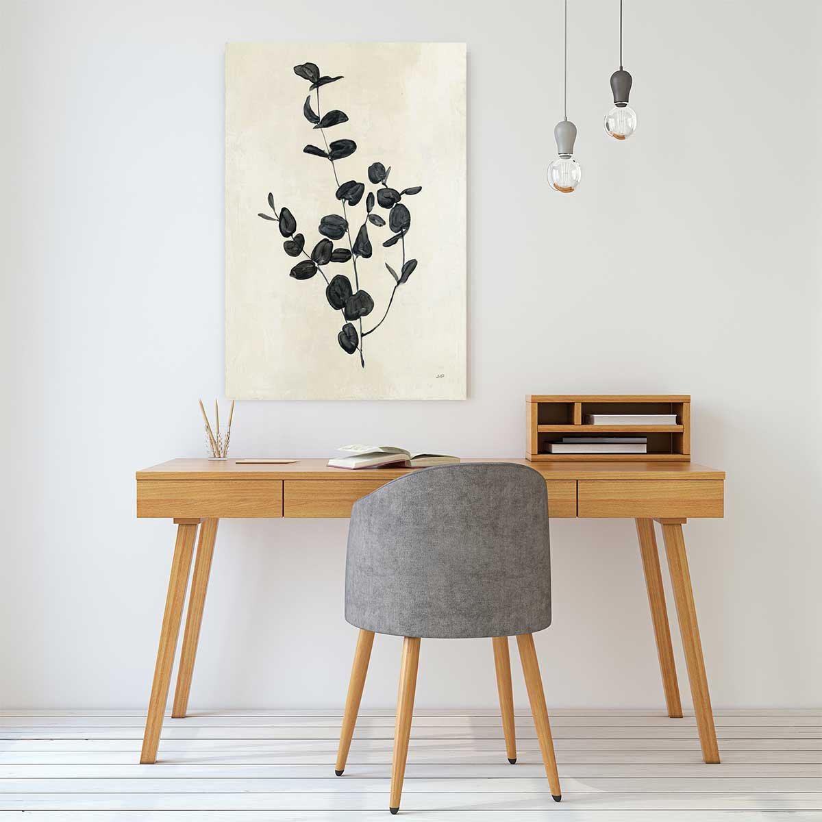 Toile fleurs Black magic tableau alu dibond, HEXOA