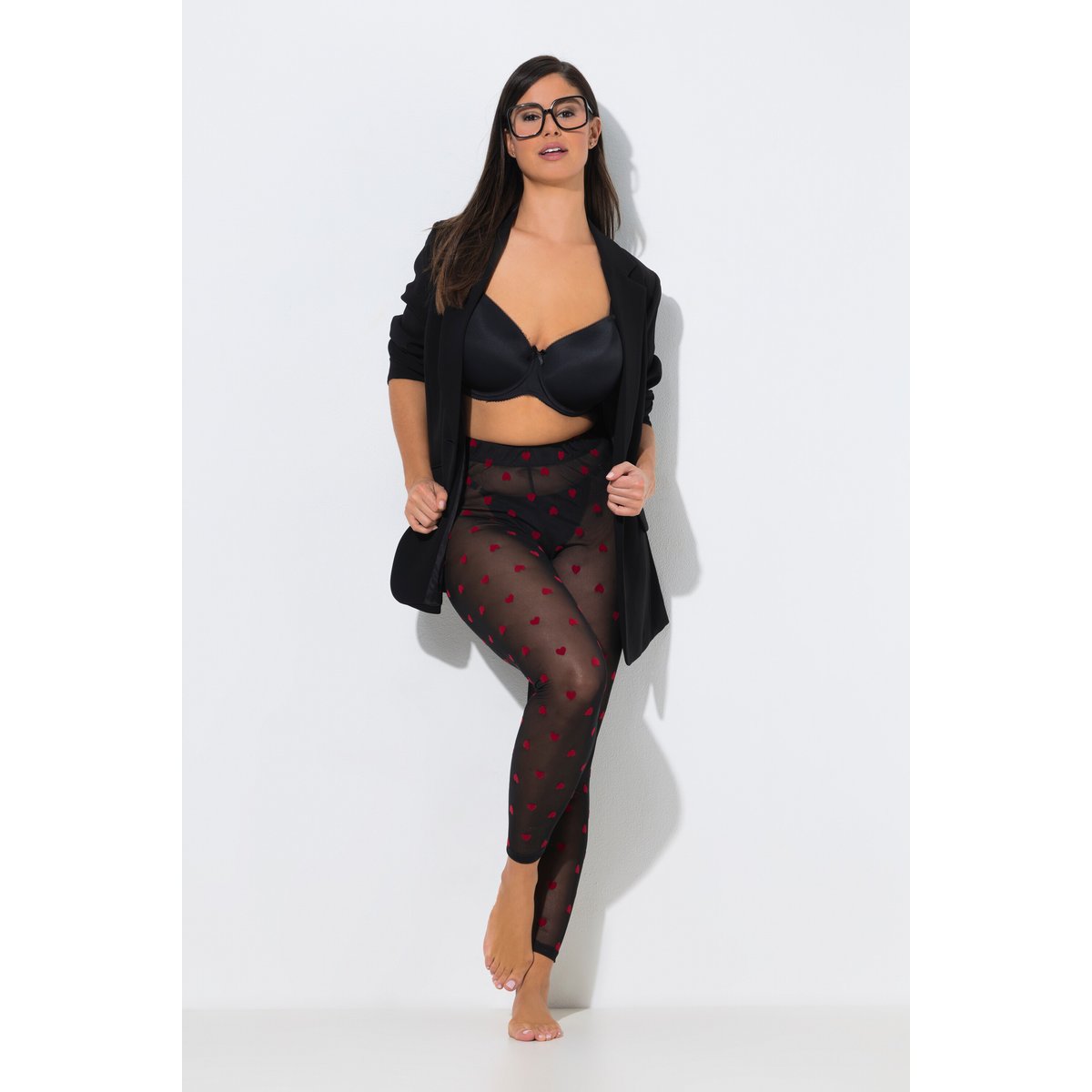 Legging en maille noir, ULLA POPKEN