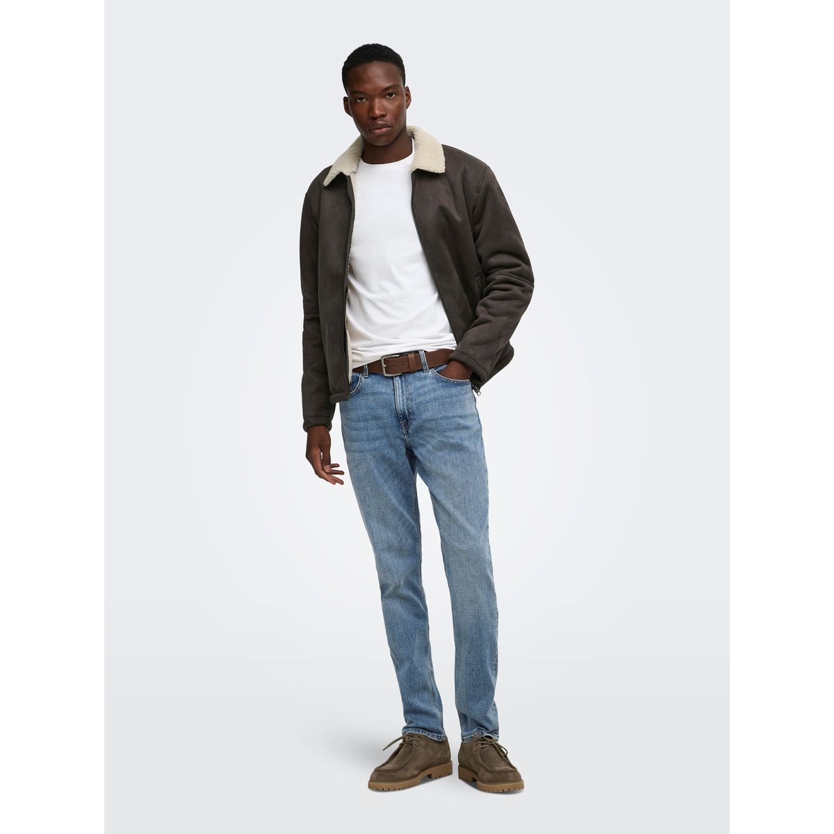 Veste marron - hot fudge 1, ONLY & SONS