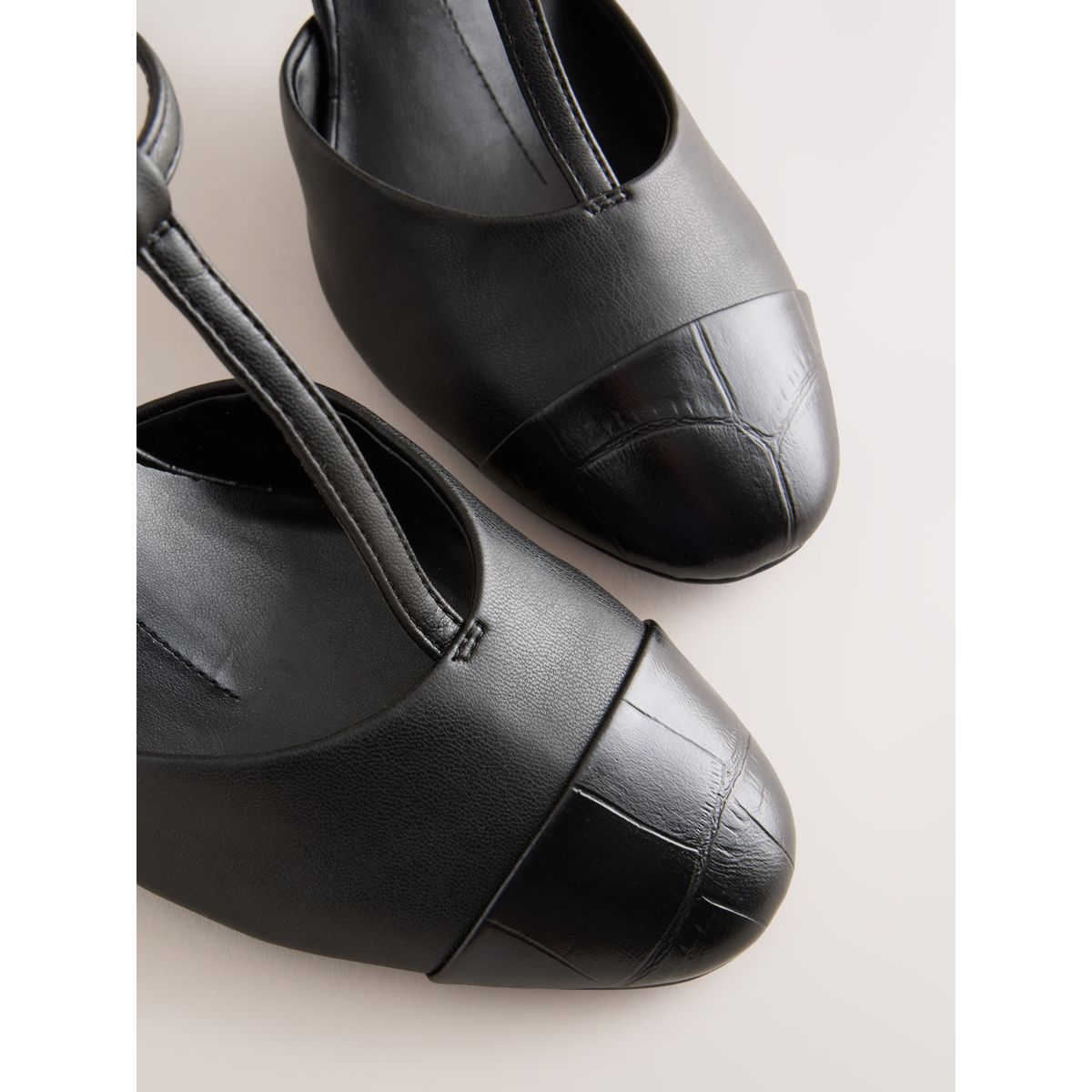 Salomé à talons en 2 parties forever comfort® noir, NEXT