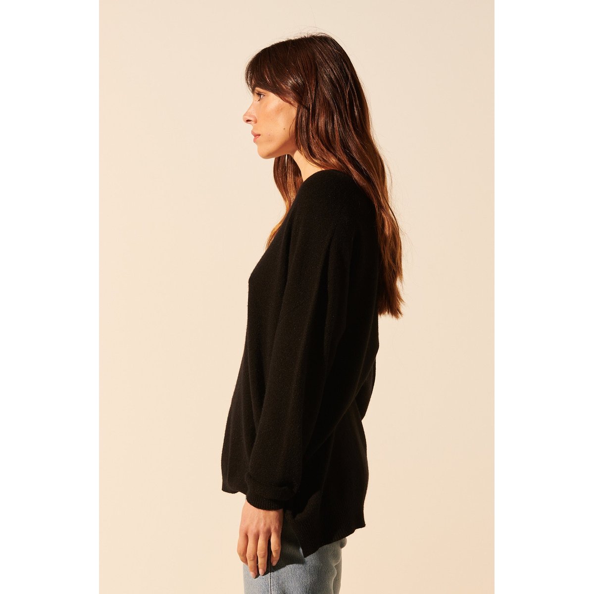 Pull manches longues GREGORIO noir, BENOA