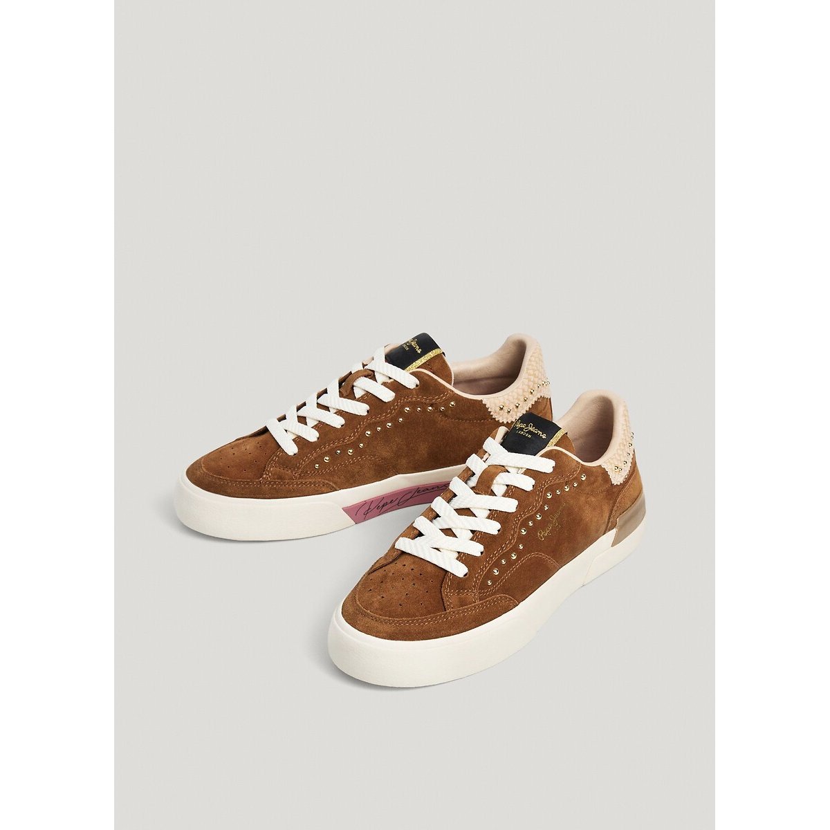 Milan West Low Top Trainers camel, PEPE JEANS