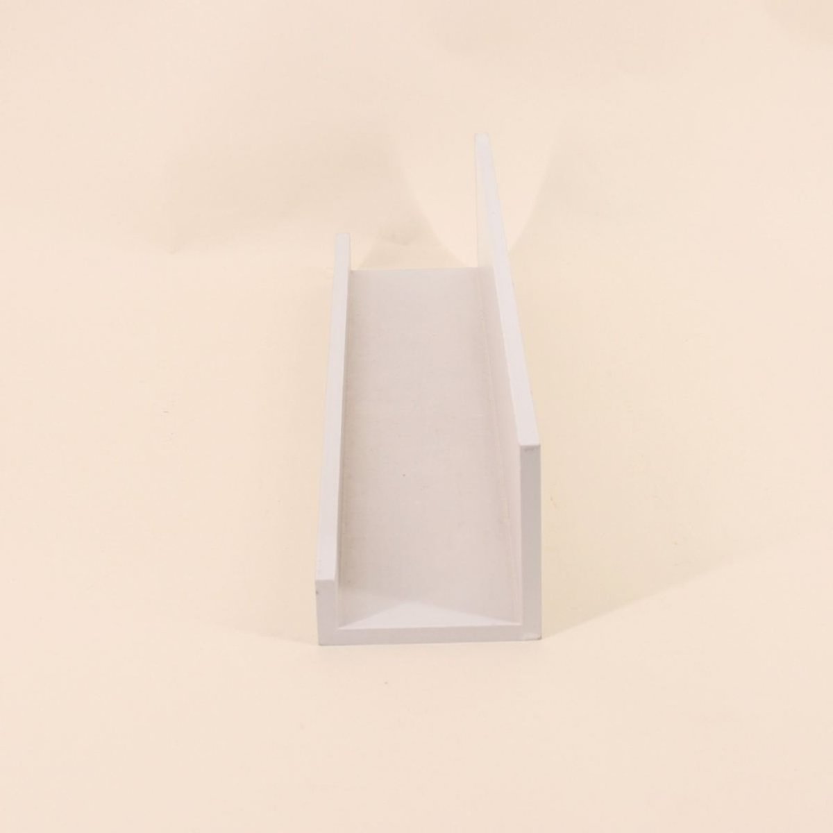 Etagère cimaise en bois 40x10cm blanc, ORNAMI