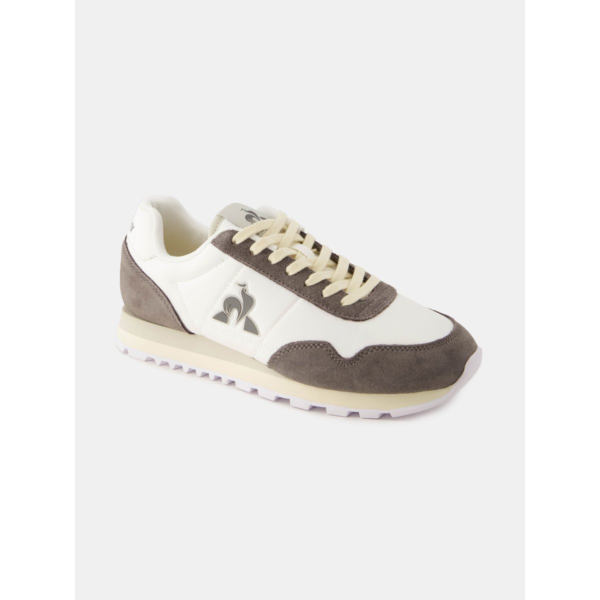 Sneakers rétro-running avec détails suede Astra optical white/ tornado, LE COQ SPORTIF