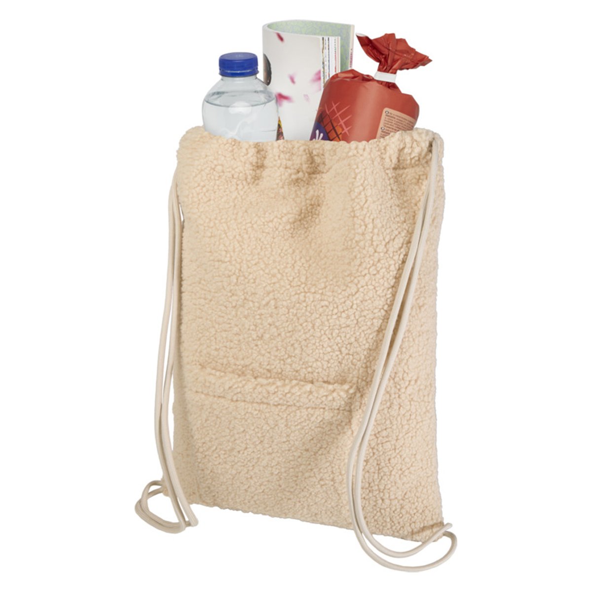 Sac à cordon BEAR beige, FLOSO