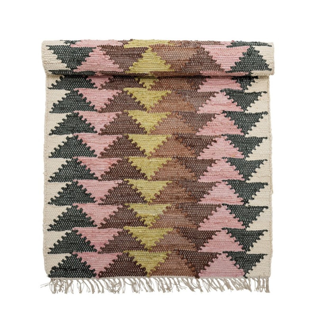 Tapis long coton graphique DESMOND multicolore, BLOOMINGVILLE