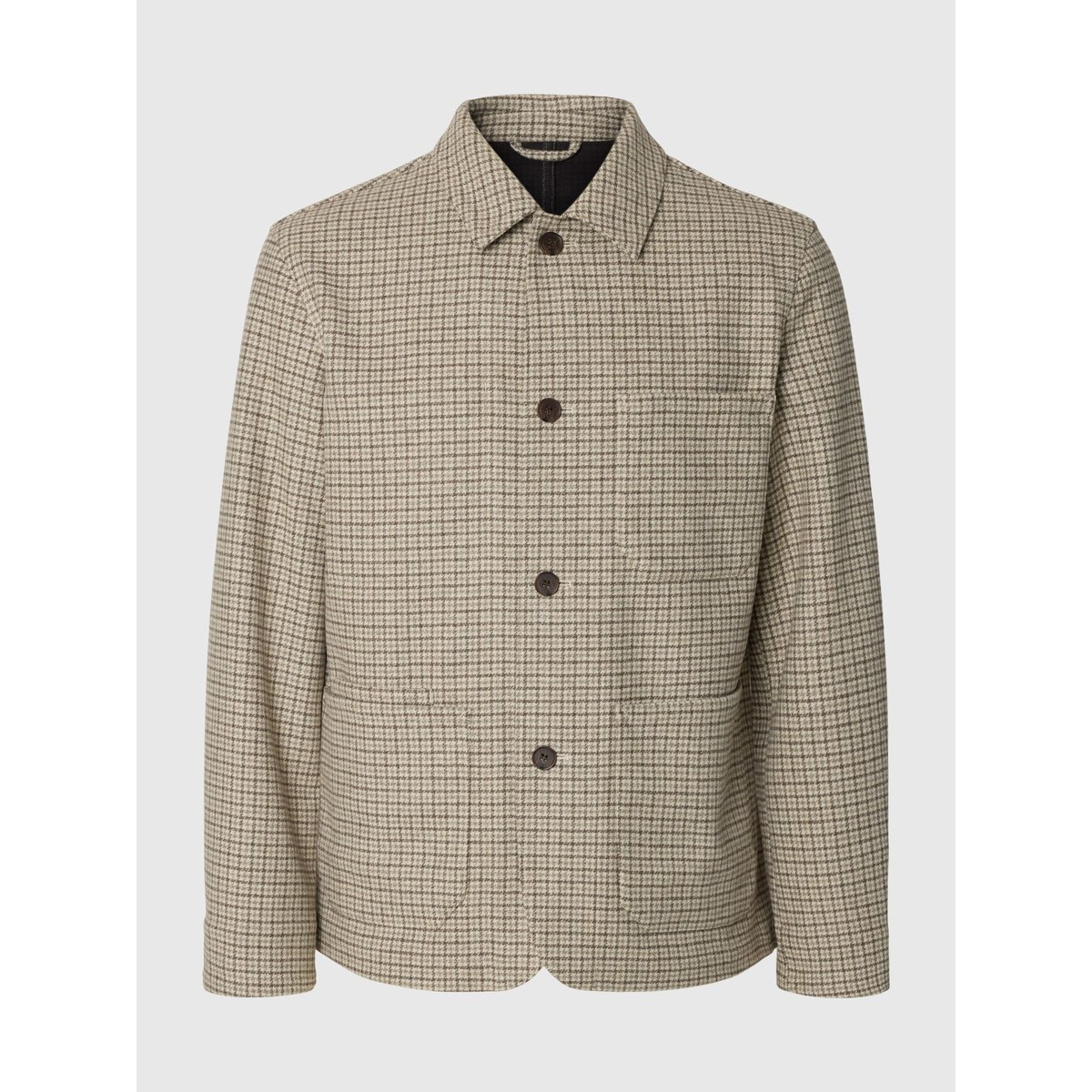 Blazer gris - light grey melange, SELECTED