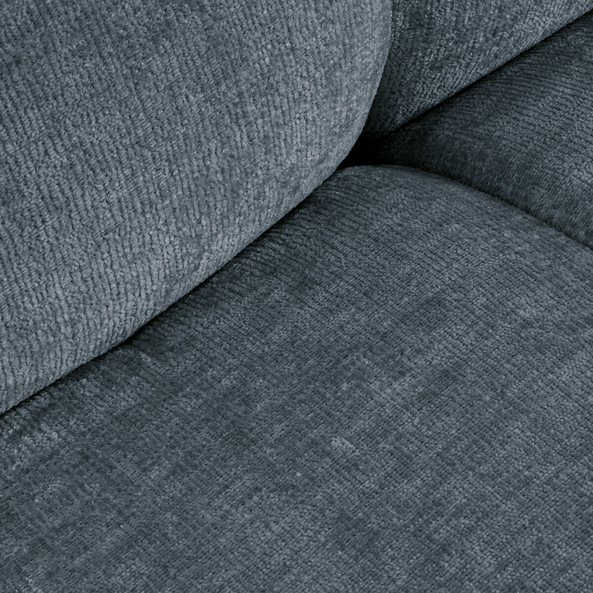 Fauteuil pivotant, velours épais, Nuria bleu, LA REDOUTE INTERIEURS