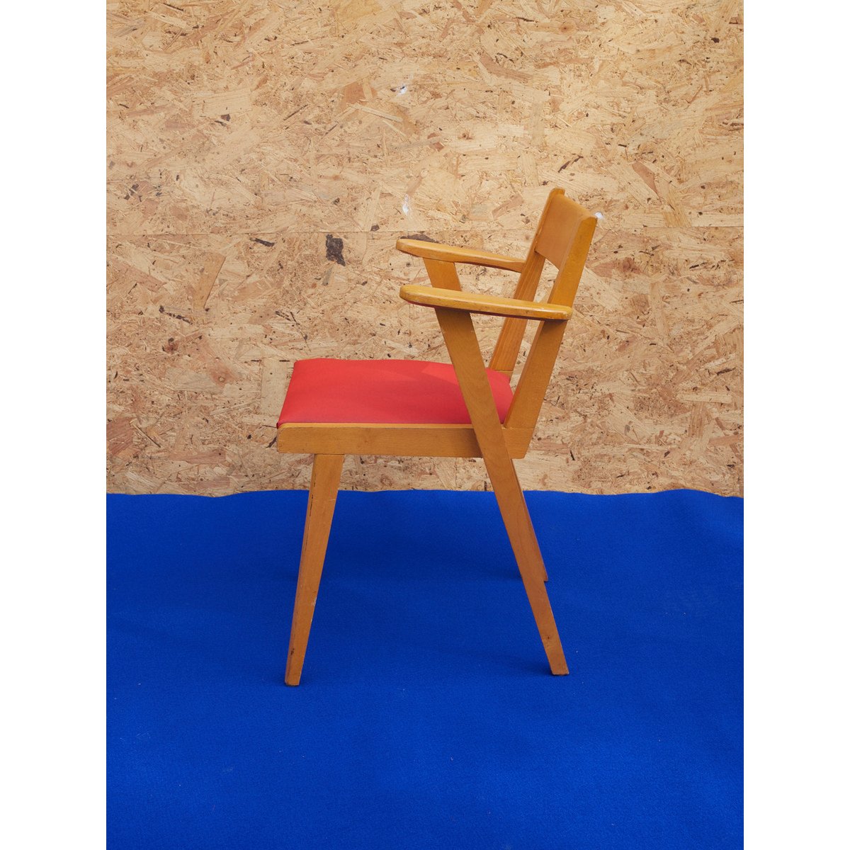Paire de chaise scandinaves Alma N°1612 - Bon état bois clair, DEBONGOUT