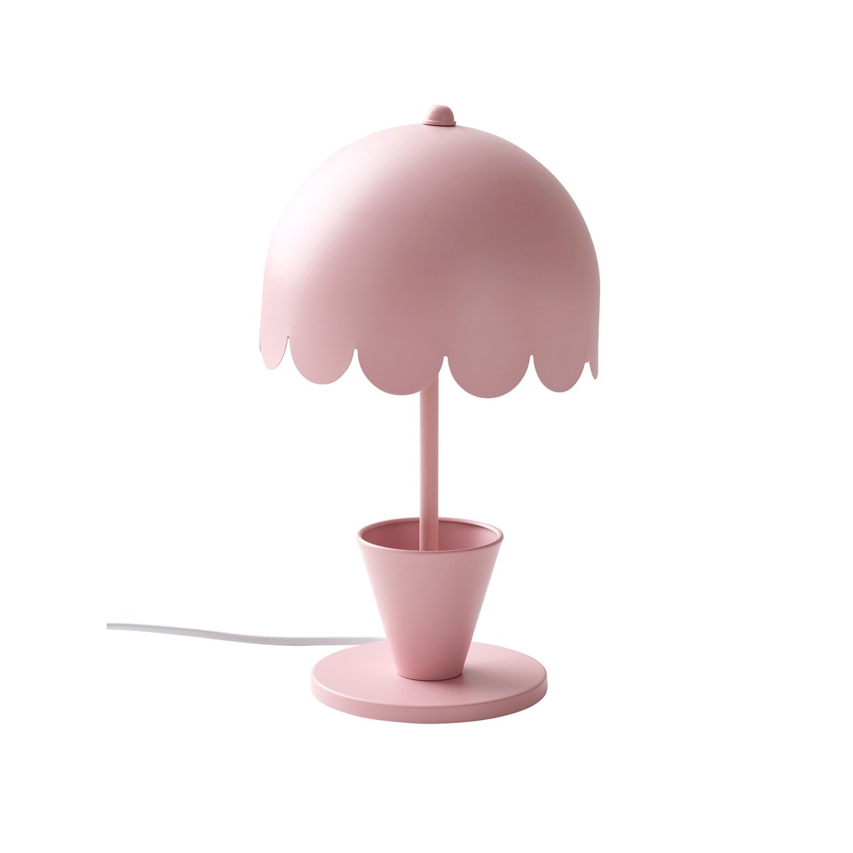 Lampe à poser en métal inclinable rose pâle, VERTBAUDET