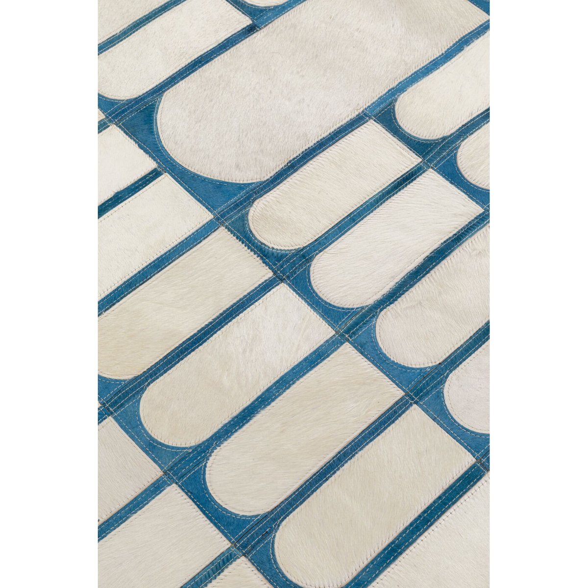 Tapis en cuir, TILE beige, KARE DESIGN