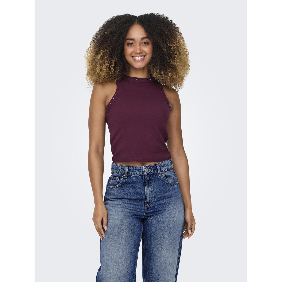 Top burgundy, ONLY