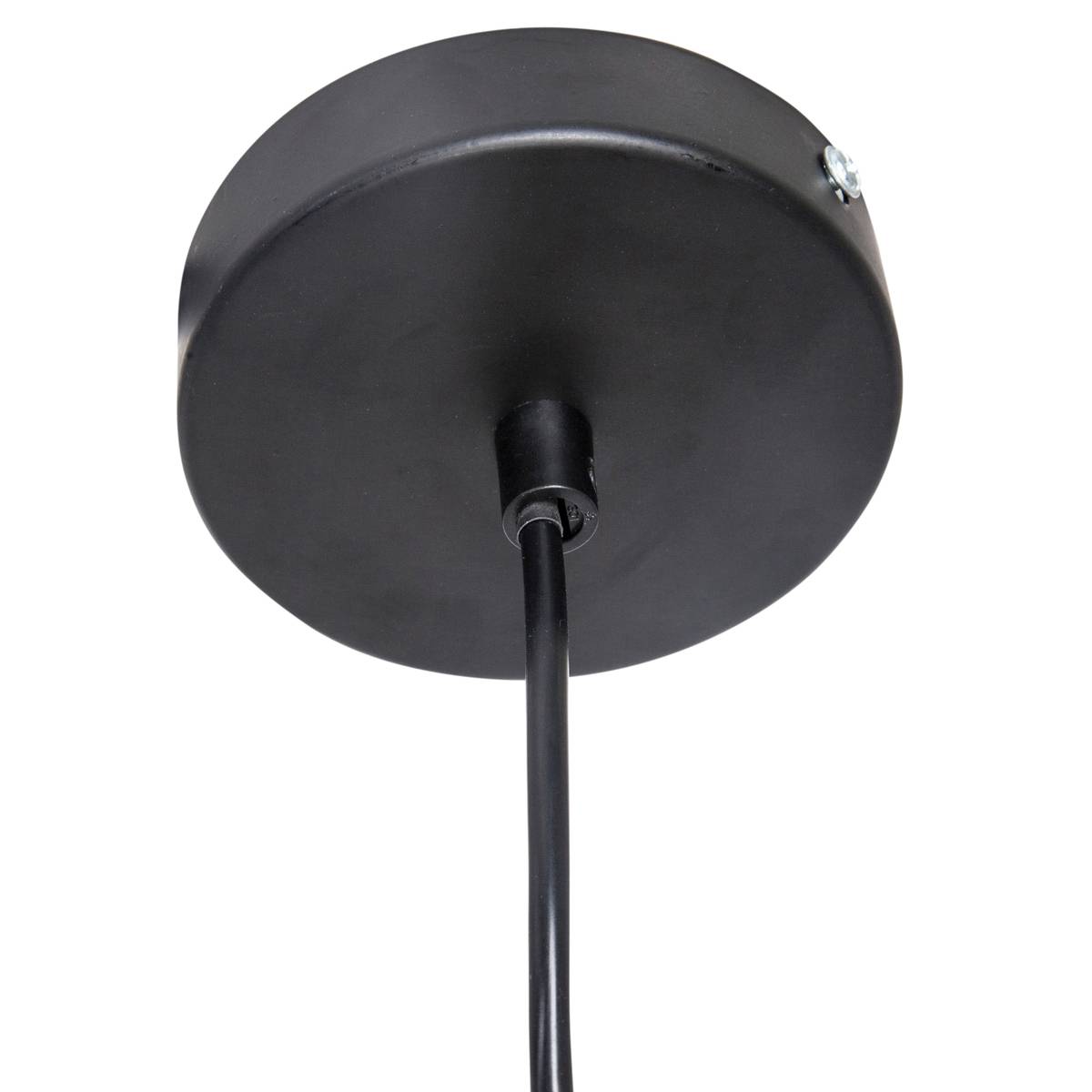 Suspension filaire octogonale en métal AZUR noir, ATMOSPHERA