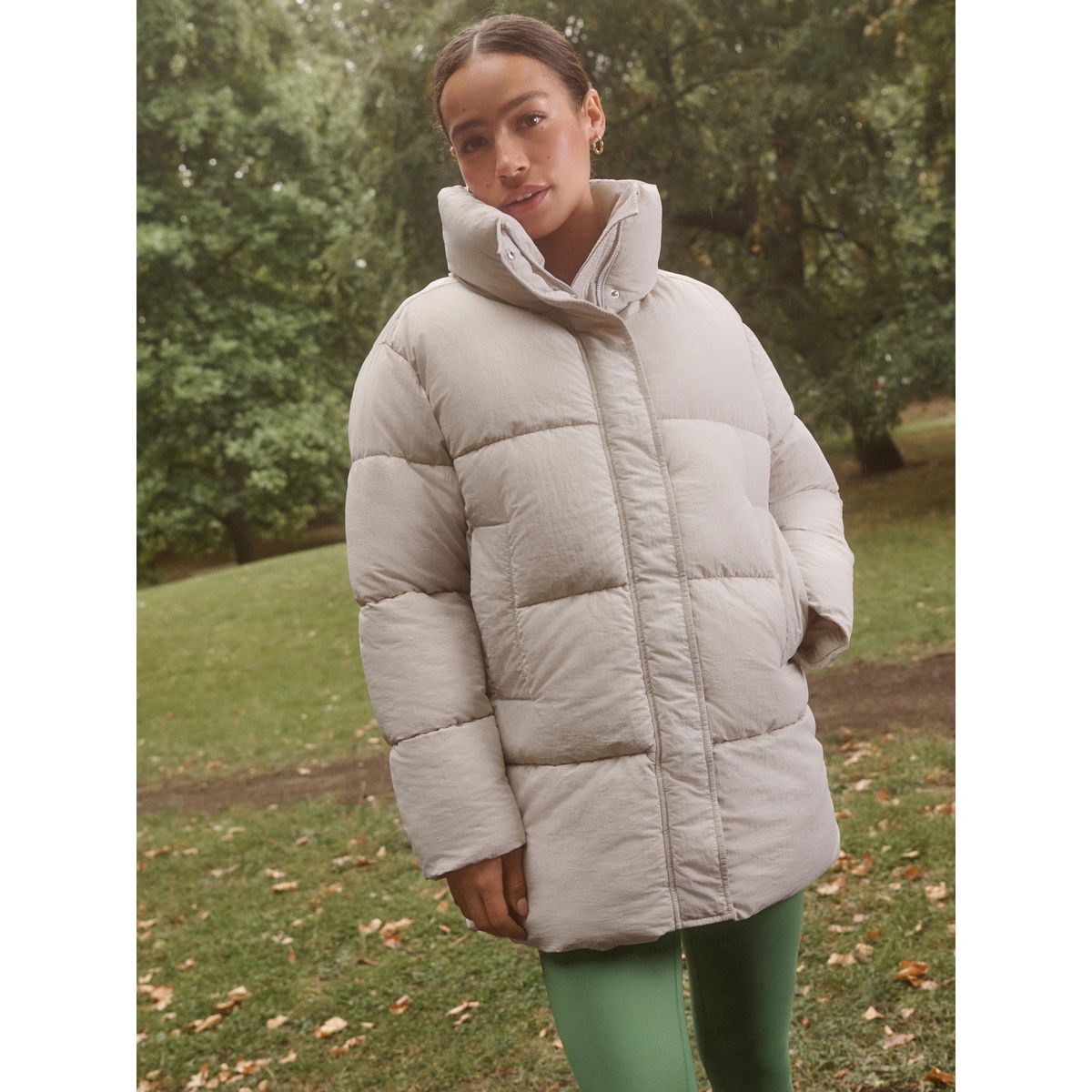 Manteau matelassé imperméable blanc, NEXT