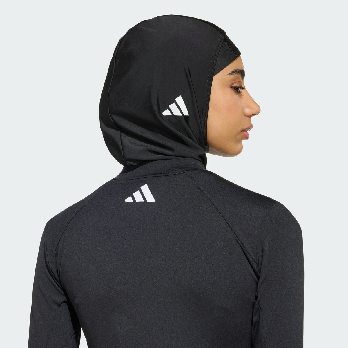 Haut De Maillot De Bain Manches Longues Logo Haut De Maillot De Bain Manches Longues Logo black / white, adidas Performance