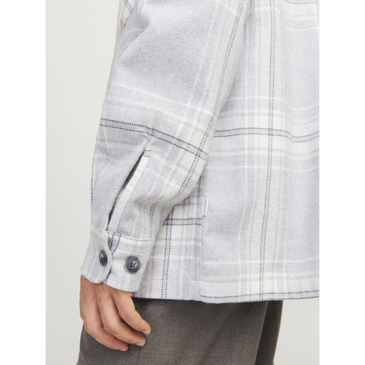 Surchemise grey melange, JACK & JONES