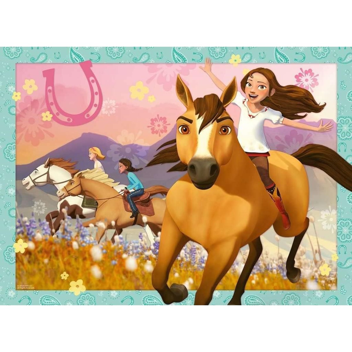 Puzzle Spirit sauvage et libre 150 pcs XXL bleu, RAVENSBURGER